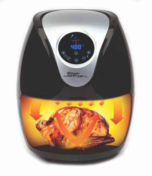 Power Airfryer XL Fritteuse, 4 Programme, Schwarz 2,3 L