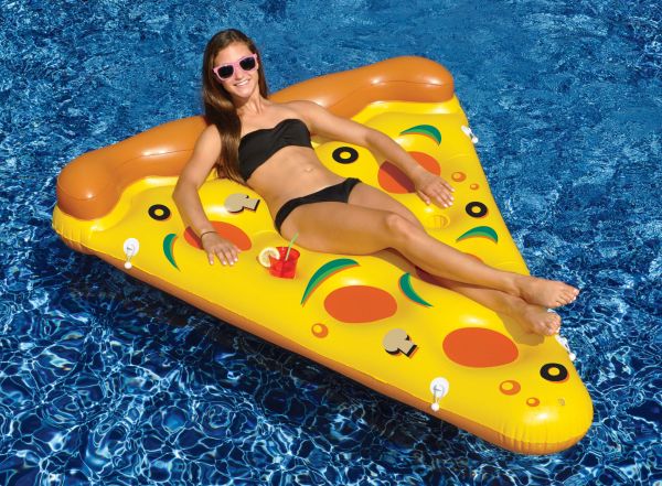 myPool Schwimmendes Pizzastück Luftmatratze 177x147 cm